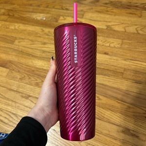 Pink starbucks cup